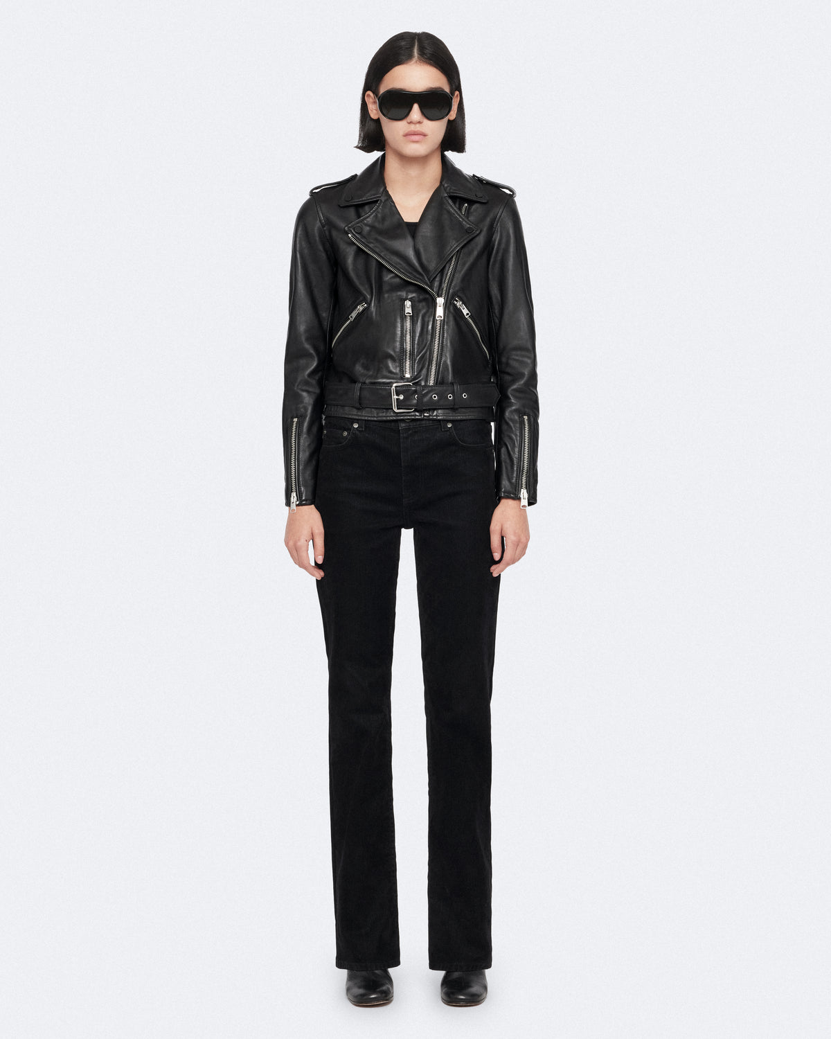 Balfern Leather Biker Jacket