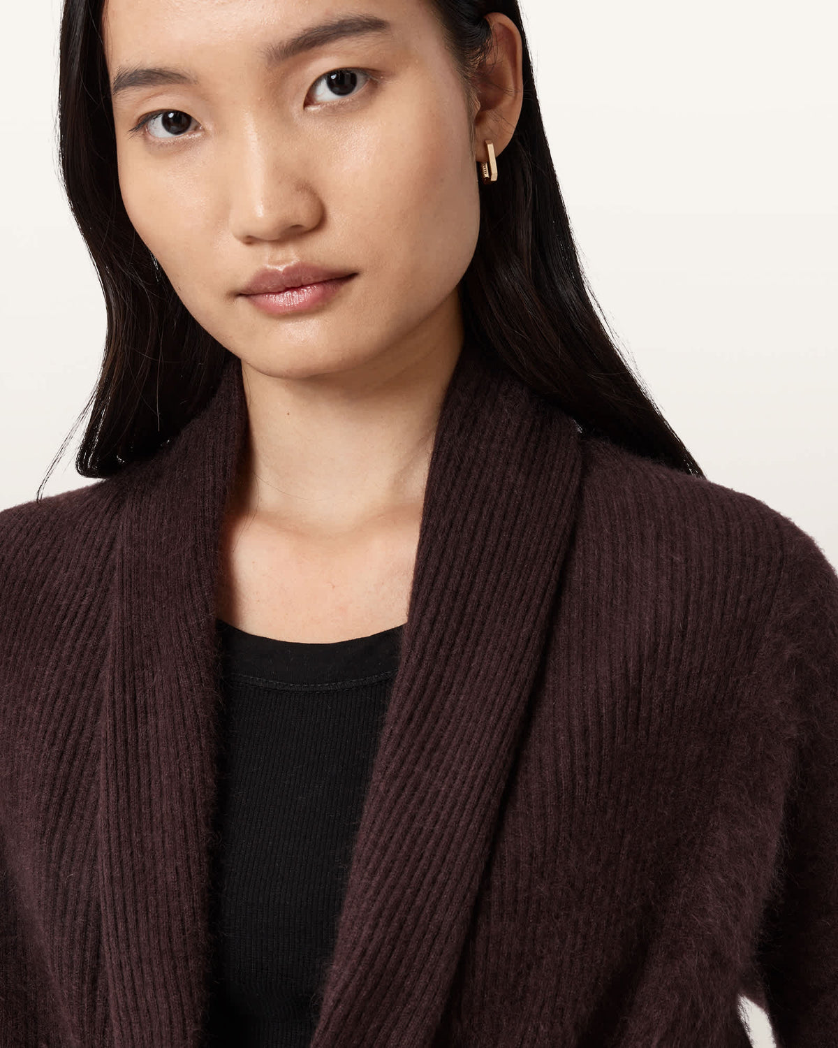 Rebel Pirate Cashmere Cardigan OXBLOOD RED