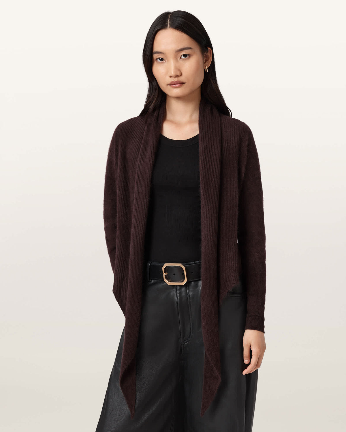 Rebel Pirate Cashmere Cardigan OXBLOOD RED