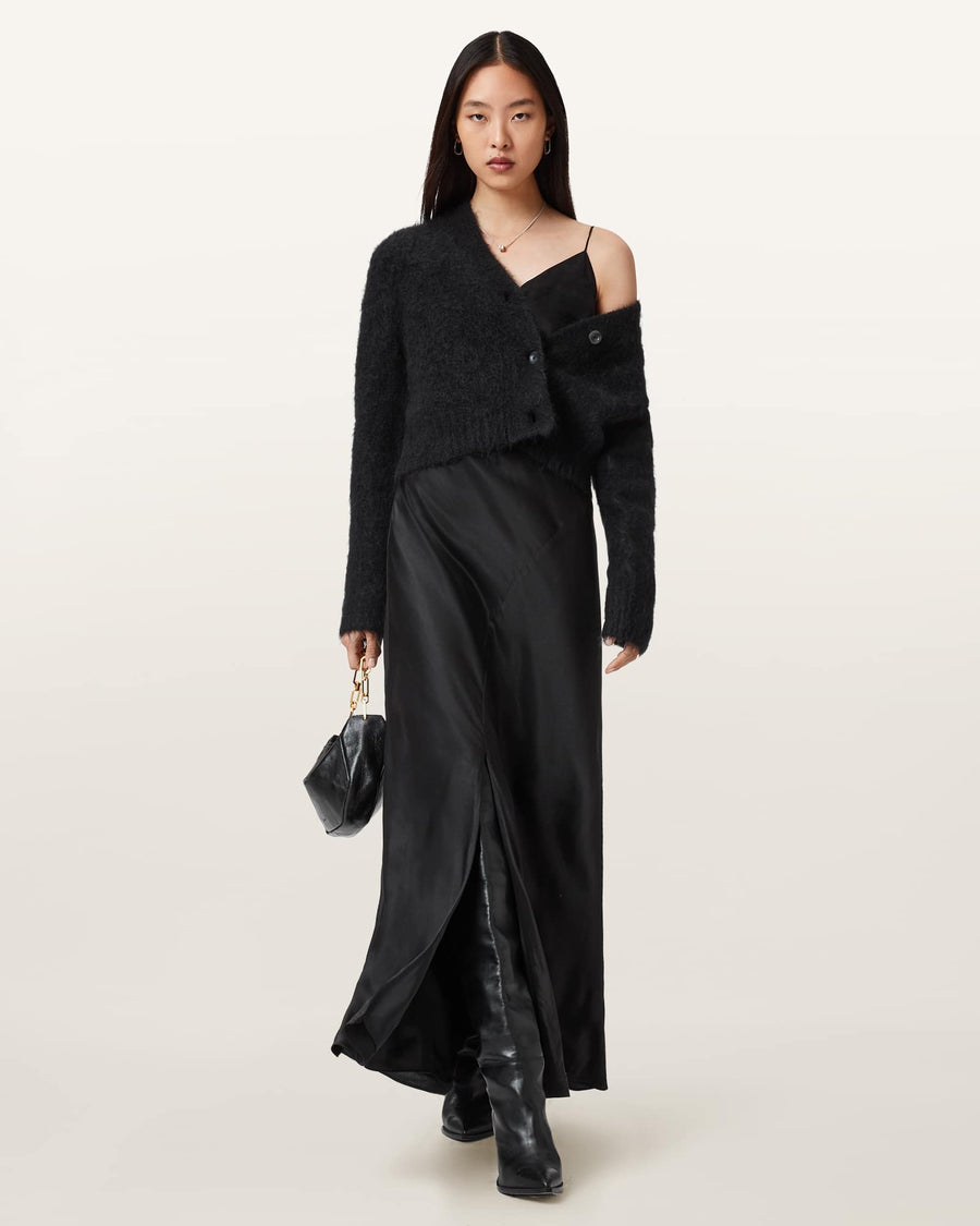 Rubi Wick Cropped Cardigan Black