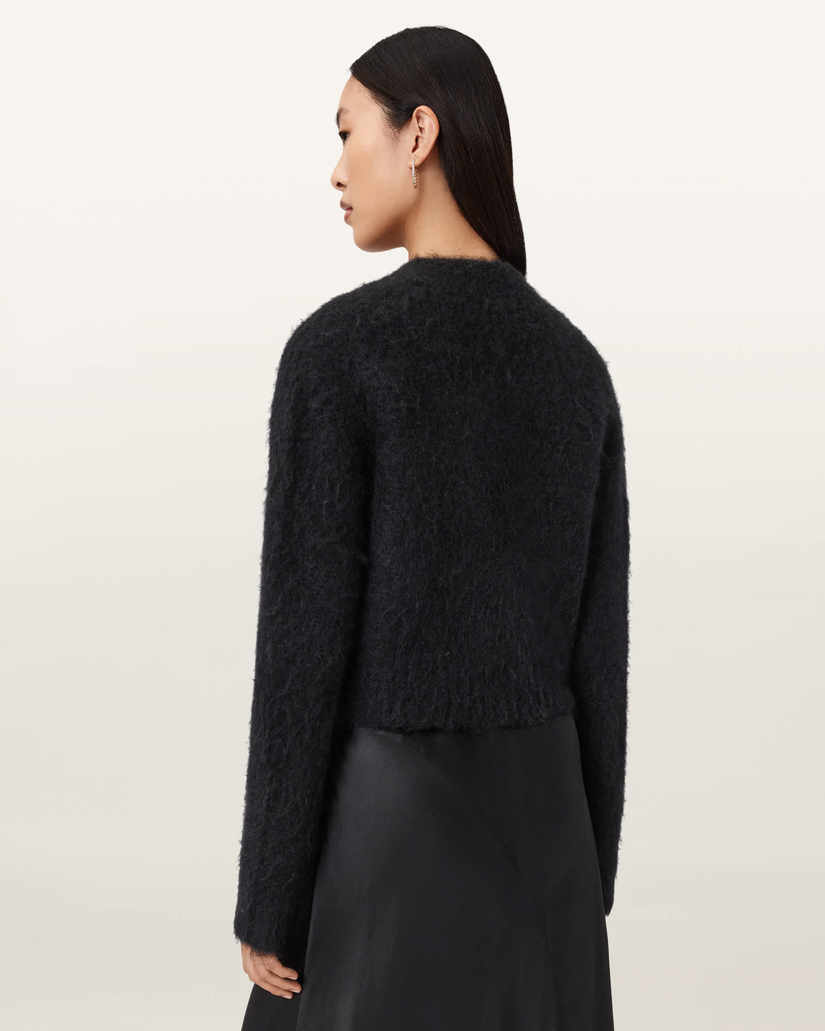 Rubi Wick Cropped Cardigan Black