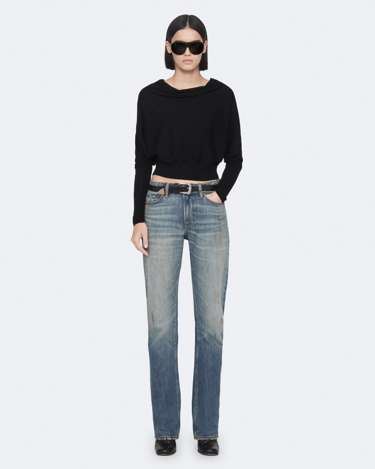 Ridley Cropped Wool Jumper