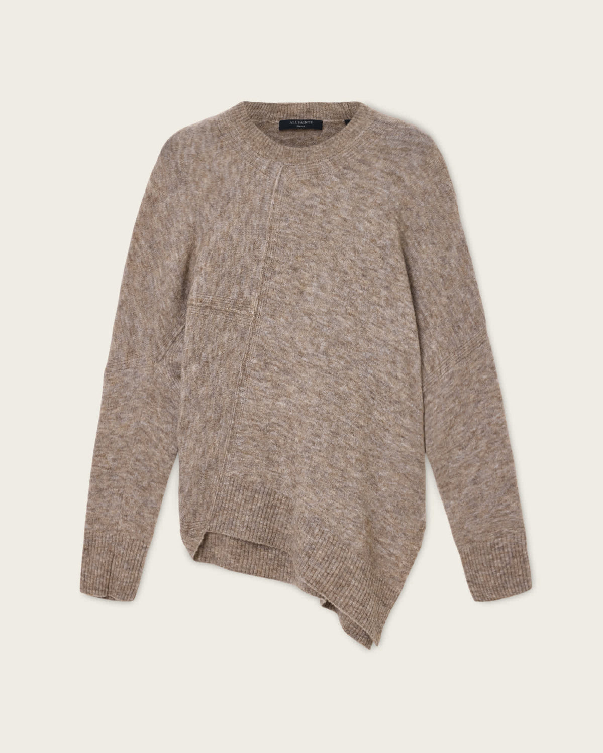 Lock Regular-Fit Wool–Blend Jumper PINE BARK BROWN