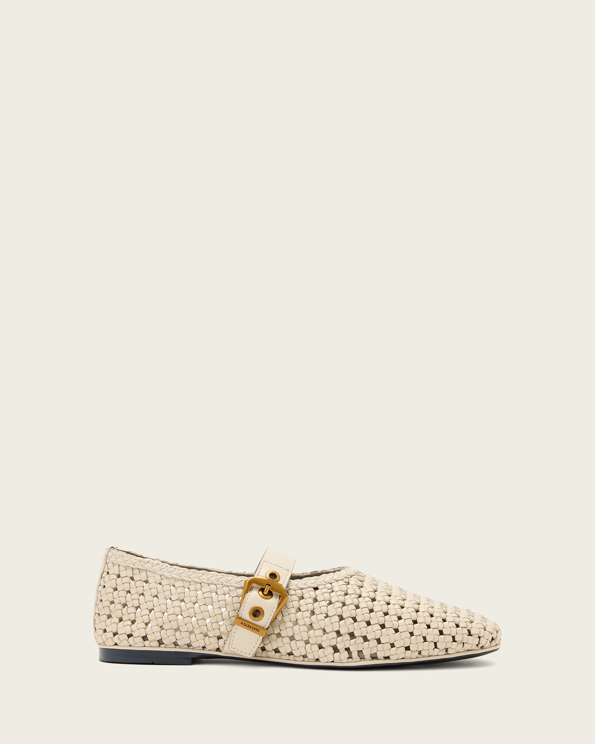 Sabine Woven Leather Flats