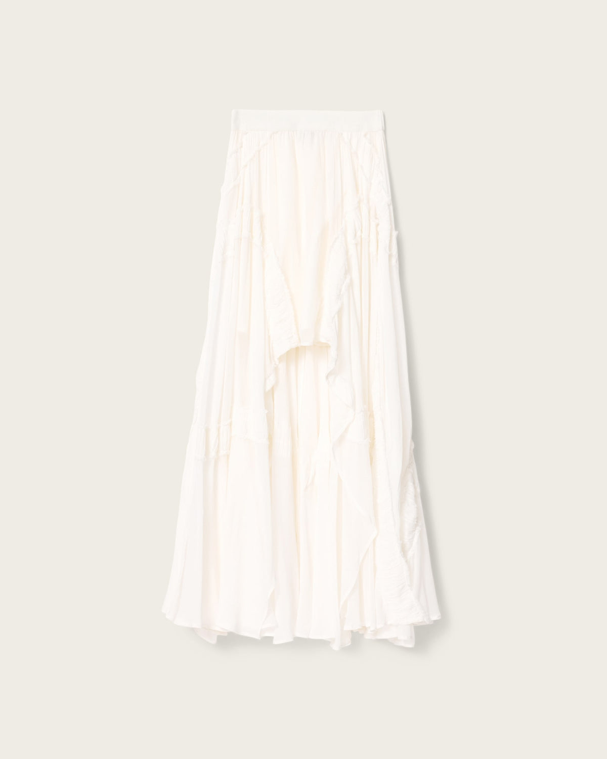 Dorina Voluminous Maxi Skirt ANTIQUE WHITE