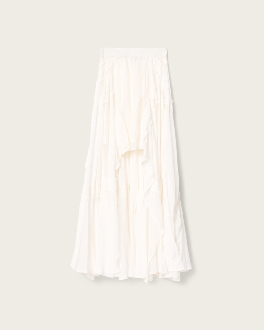 Dorina Voluminous Maxi Skirt ANTIQUE WHITE
