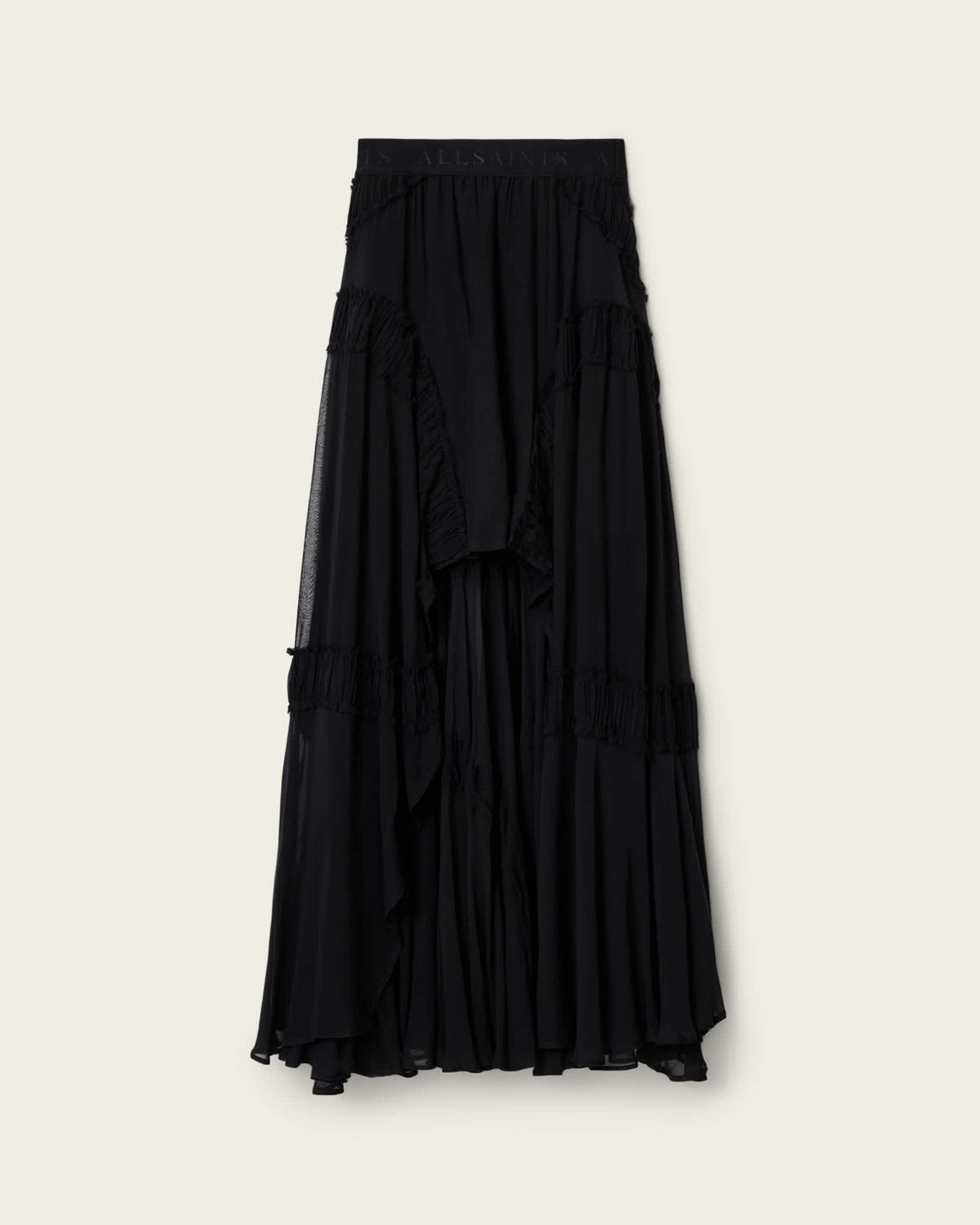 Dorina Voluminous Maxi Skirt Black