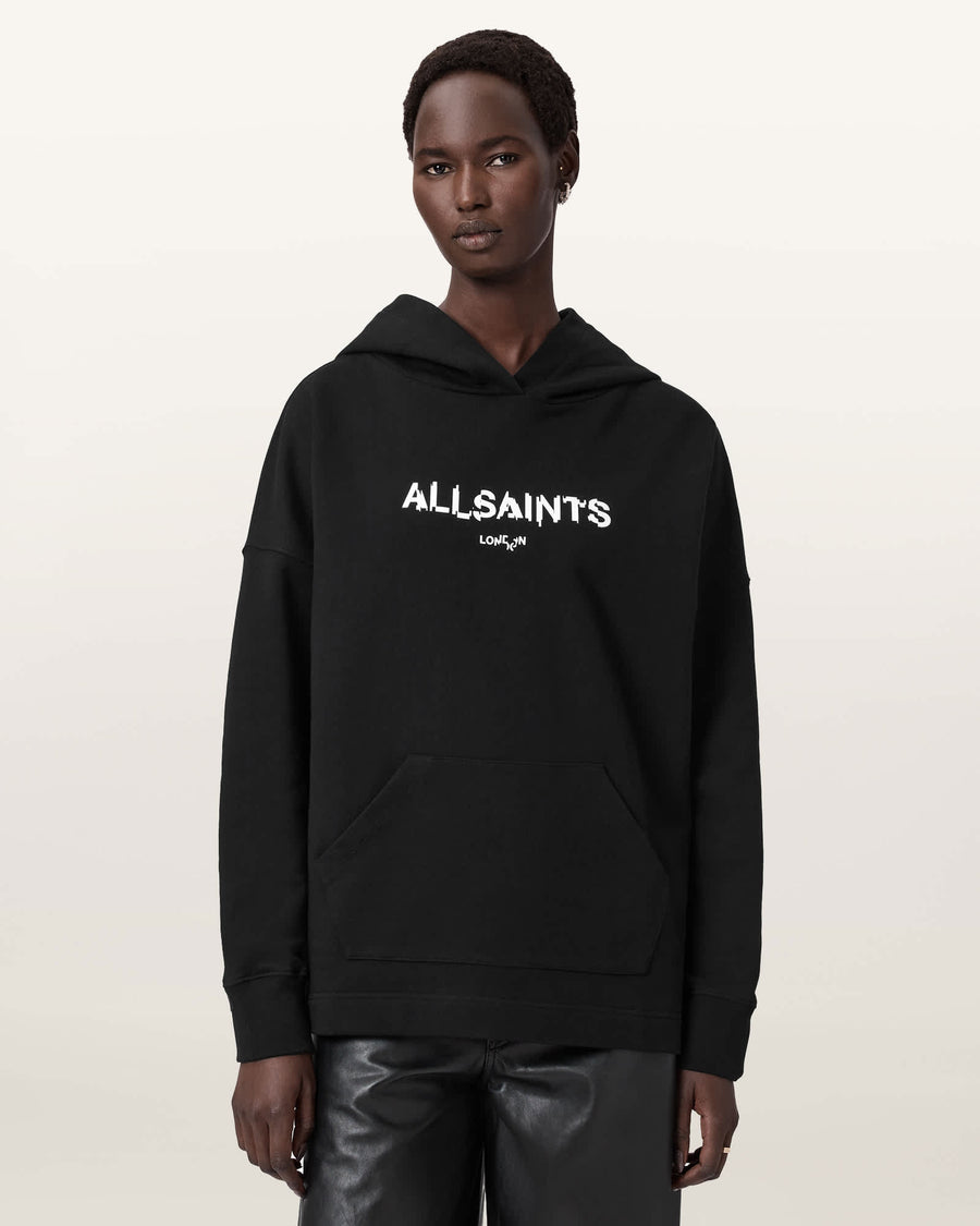 Static Etienne Overzied Hoodie Black