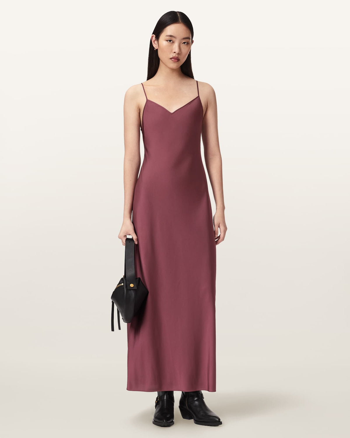 Bryony Maxi Slip Dress RASPBERRY PINK