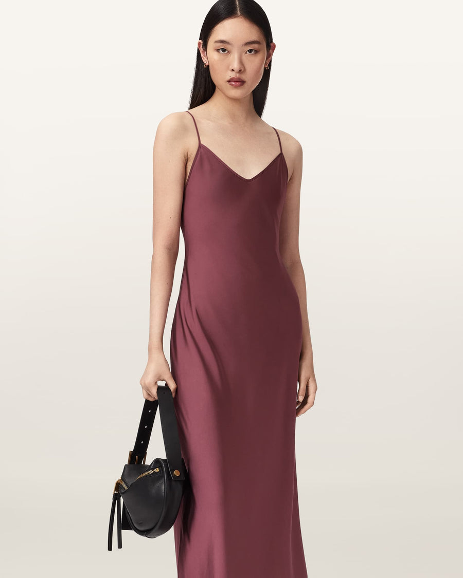Bryony Maxi Slip Dress RASPBERRY PINK