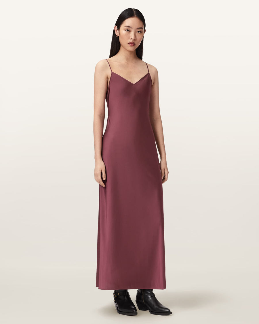 Bryony Maxi Slip Dress RASPBERRY PINK