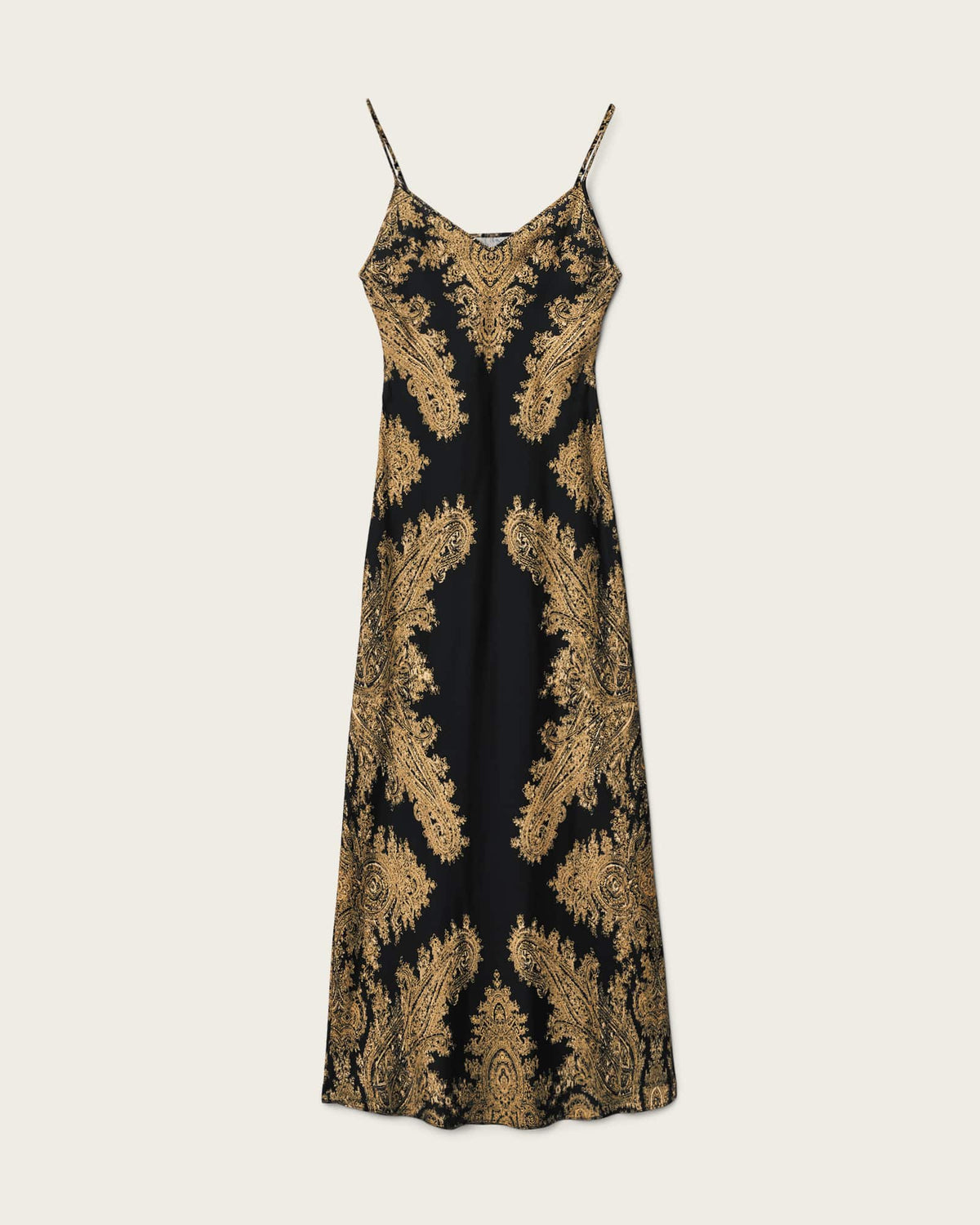 Bryony Paisley Slip Dress ELLA BLACK