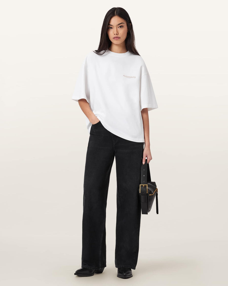 Tempus Amelie Oversized T-Shirt Optic White
