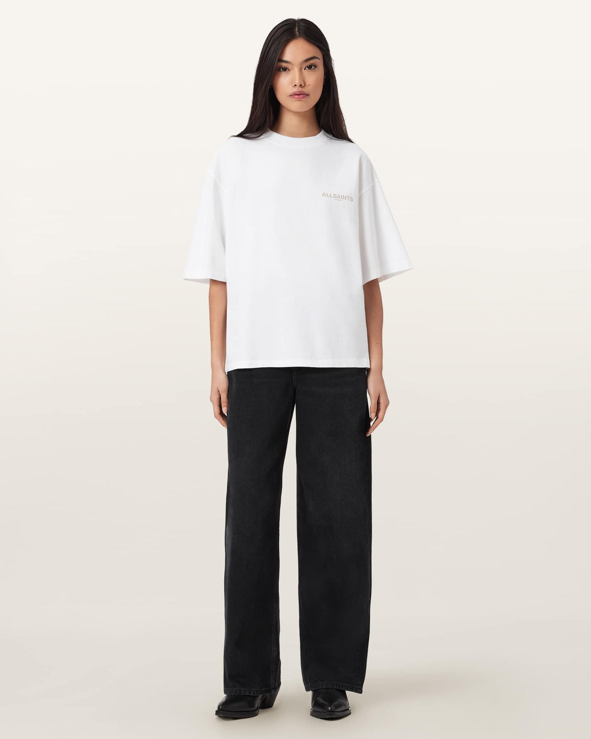 Tempus Amelie Oversized T-Shirt Optic White
