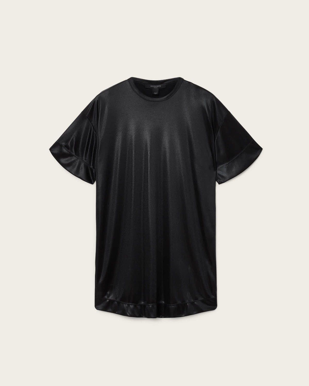 Sparkle Mini T-Shirt Dress Black