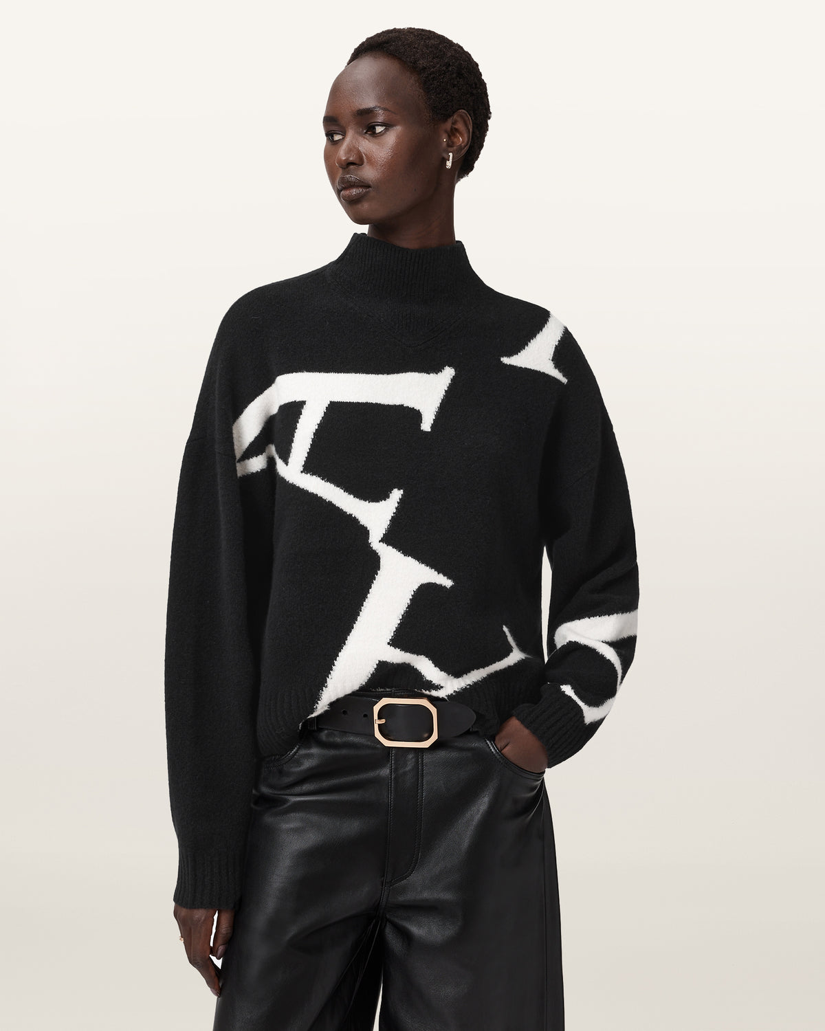 A Star Wool Blend Jumper | ALLSAINTS MÉXICO