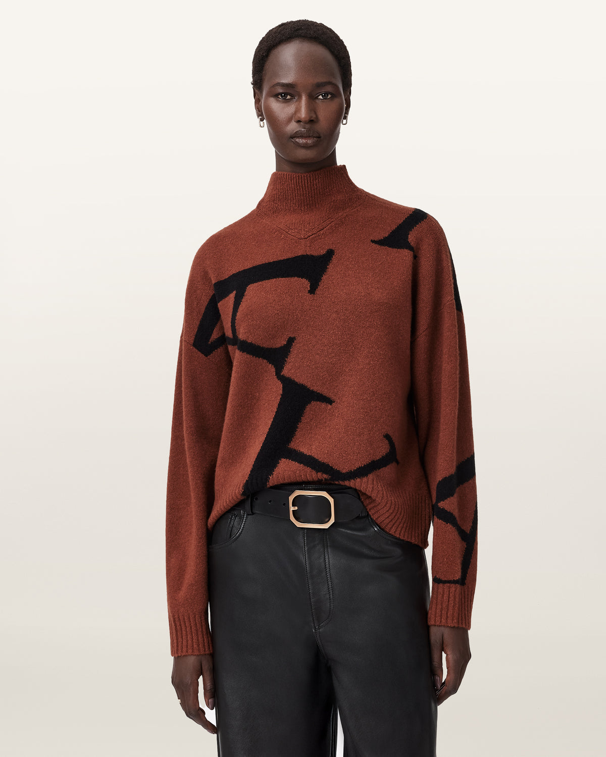 A Star Wool Blend Jumper
