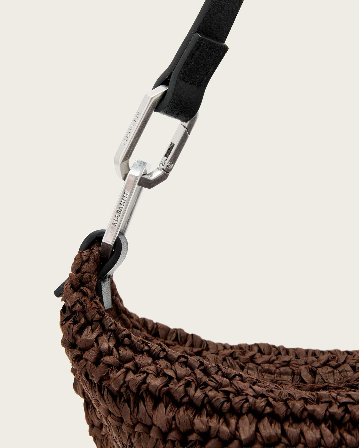 Luna Micro Woven Bag COGNAC BROWN