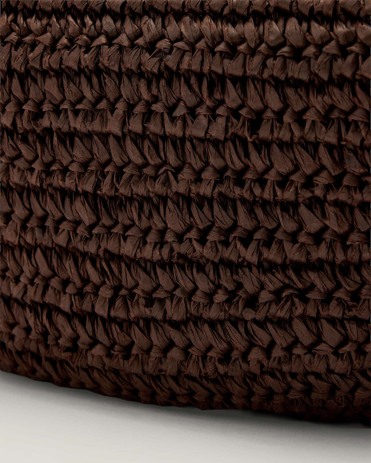 Luna Micro Woven Bag COGNAC BROWN