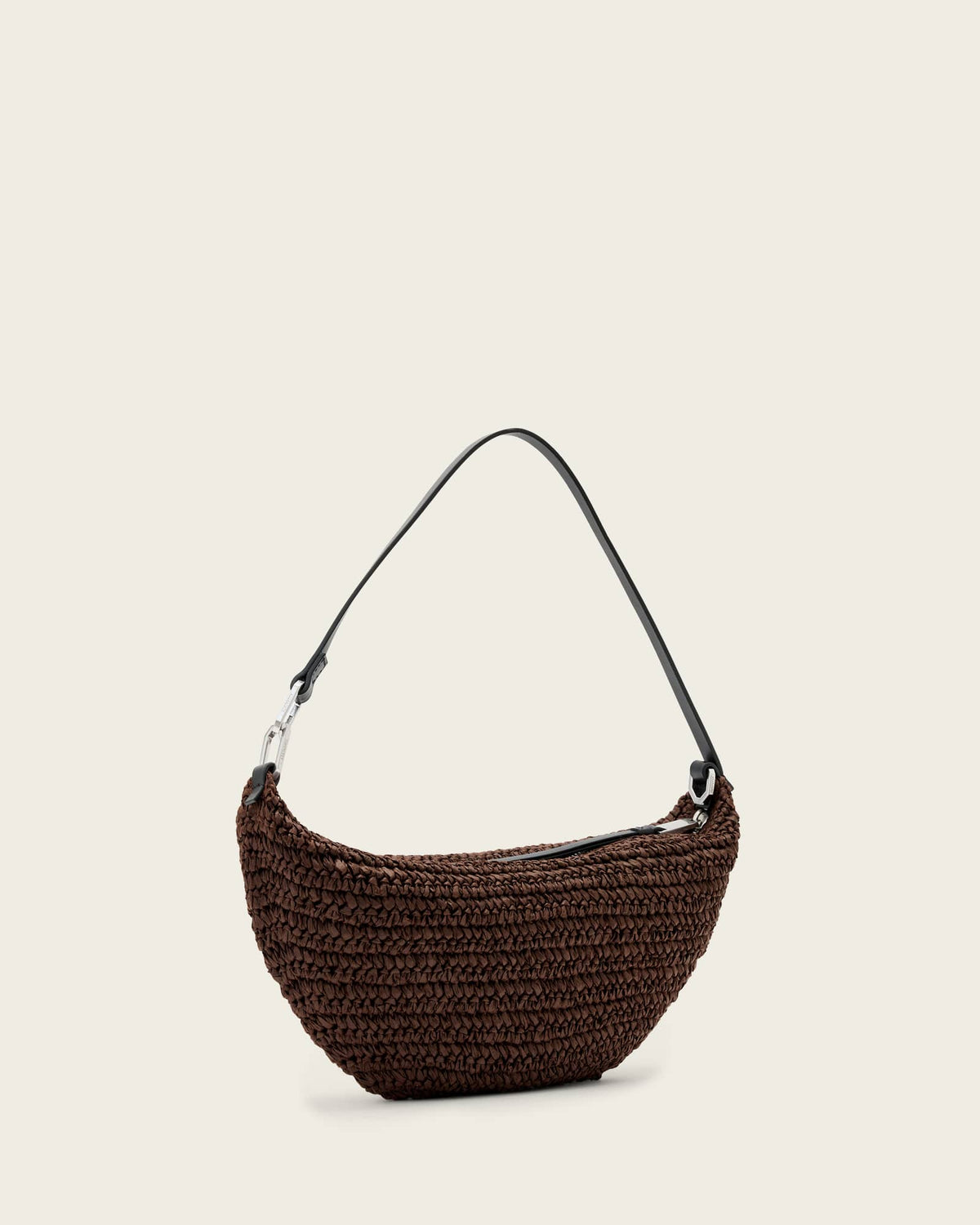 Luna Micro Woven Bag COGNAC BROWN