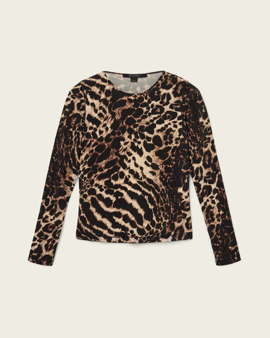 Katlyn Bodycon Fit Top PARDUS HONEY BROWN