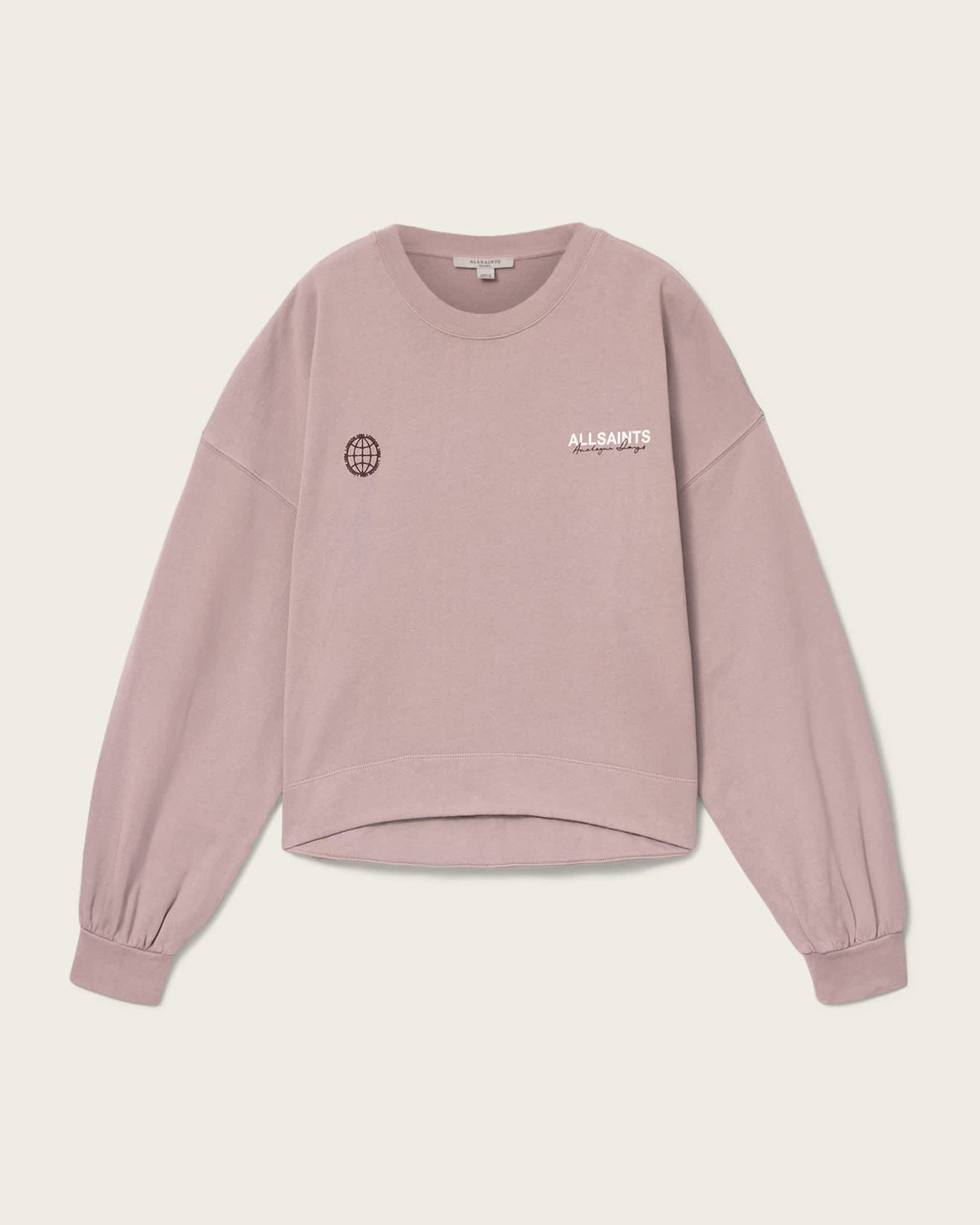 Emblem Oversized Lila Sweatshirt DUSTY LILAC