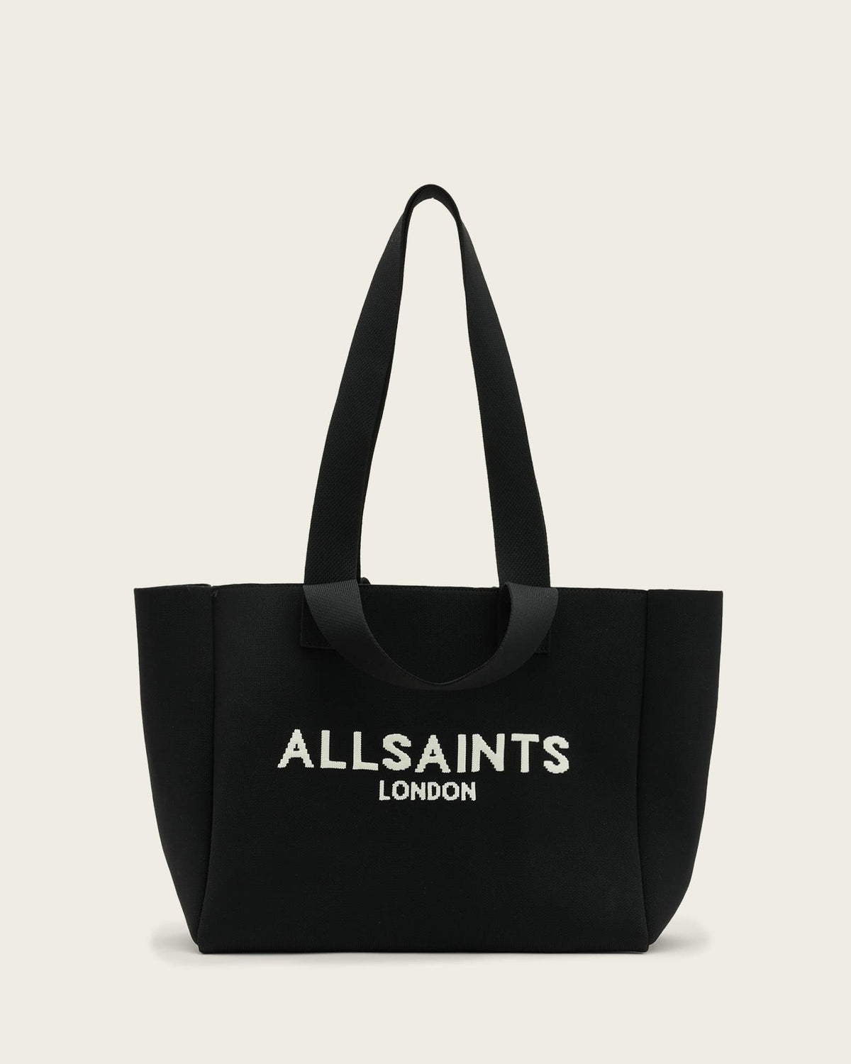 Izzy Logo Print Tote Bag Black