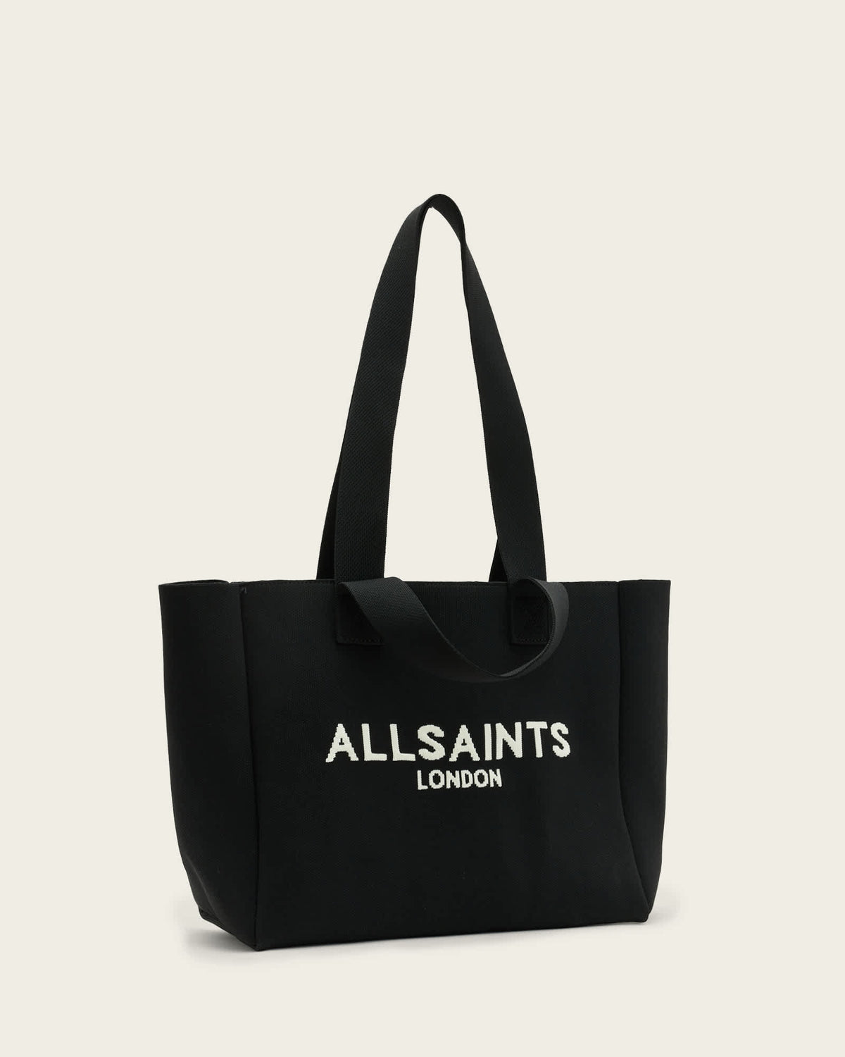 Izzy Logo Print Tote Bag Black