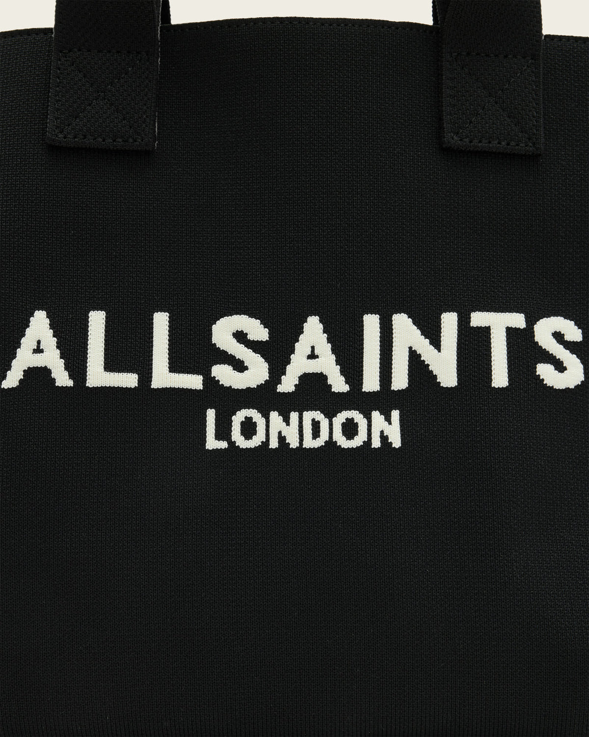 Izzy Logo Print Tote Bag Black