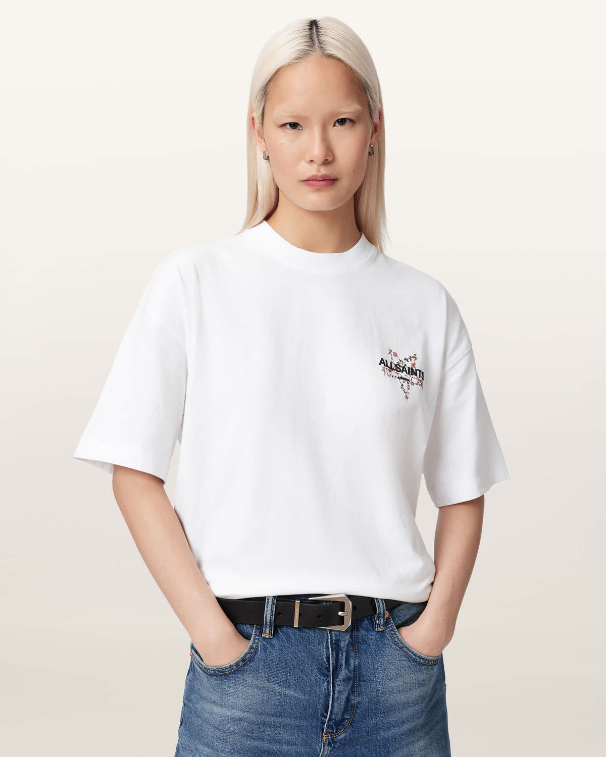 Pentacle Oversized Etta T-Shirt Optic White