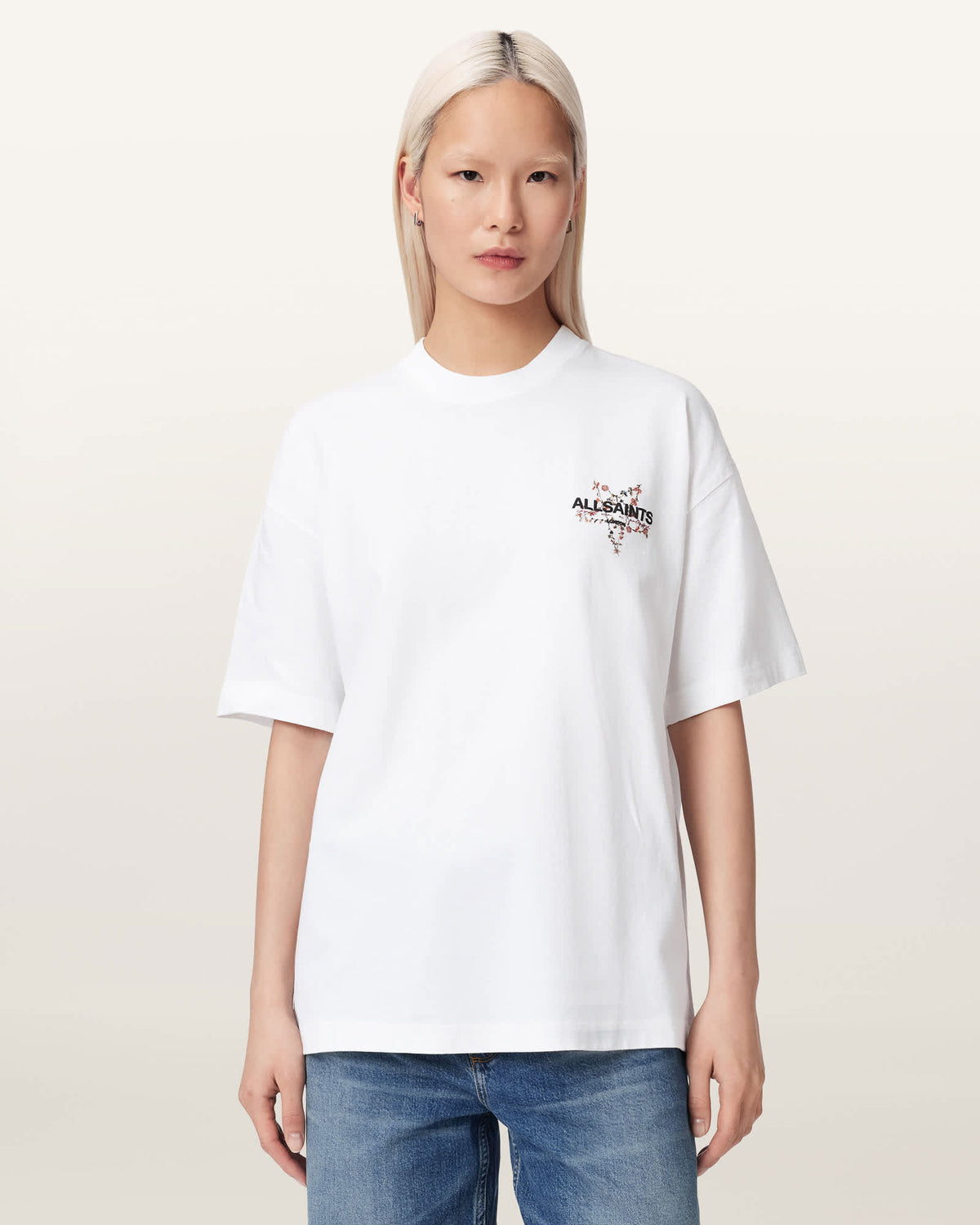 Pentacle Oversized Etta T-Shirt Optic White