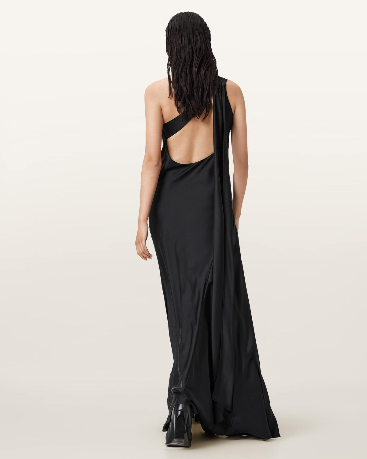 Monica Evening Maxi Dress Black