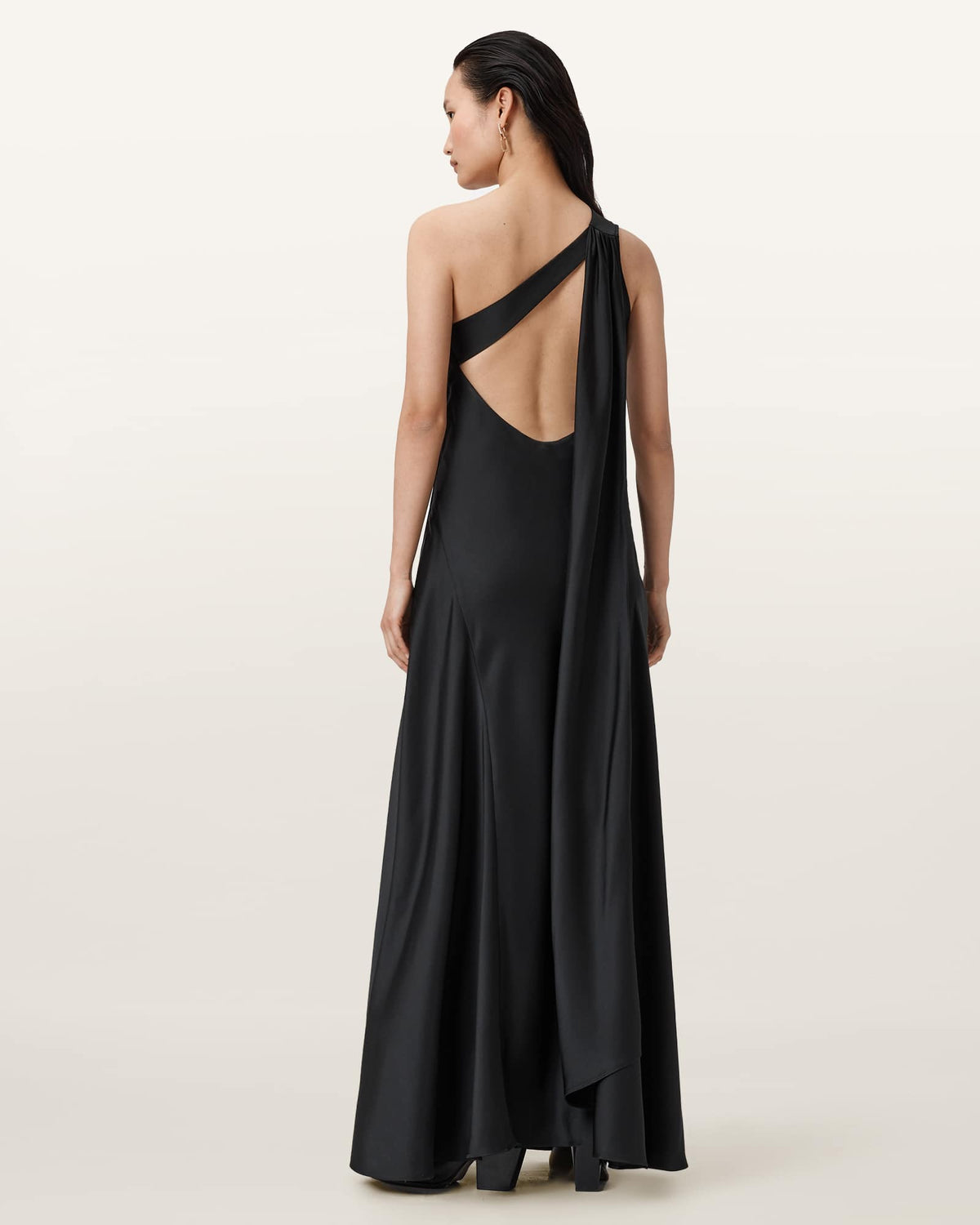 Monica Evening Maxi Dress Black