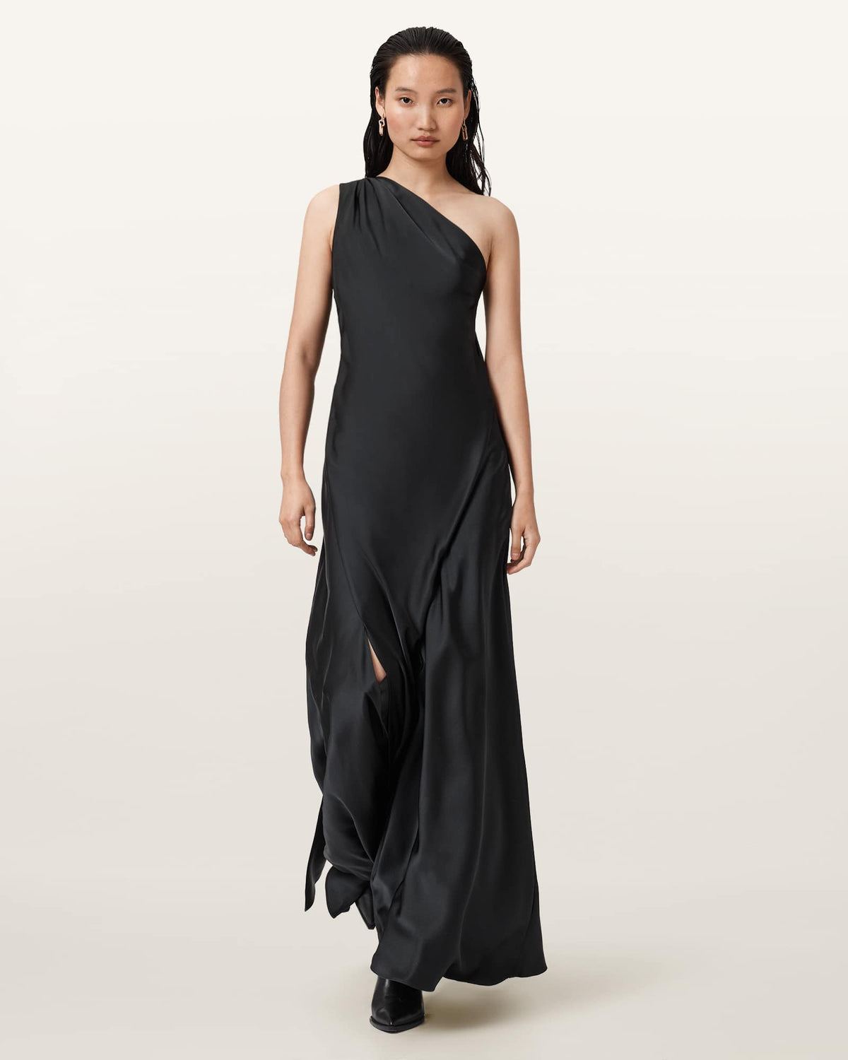 Monica Evening Maxi Dress Black
