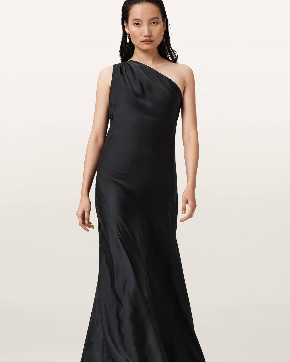 Monica Evening Maxi Dress Black