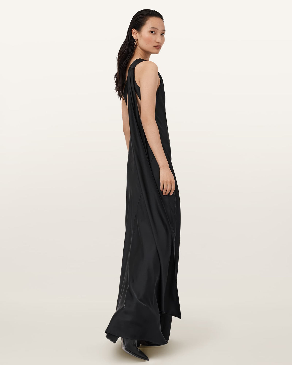 Monica Evening Maxi Dress Black
