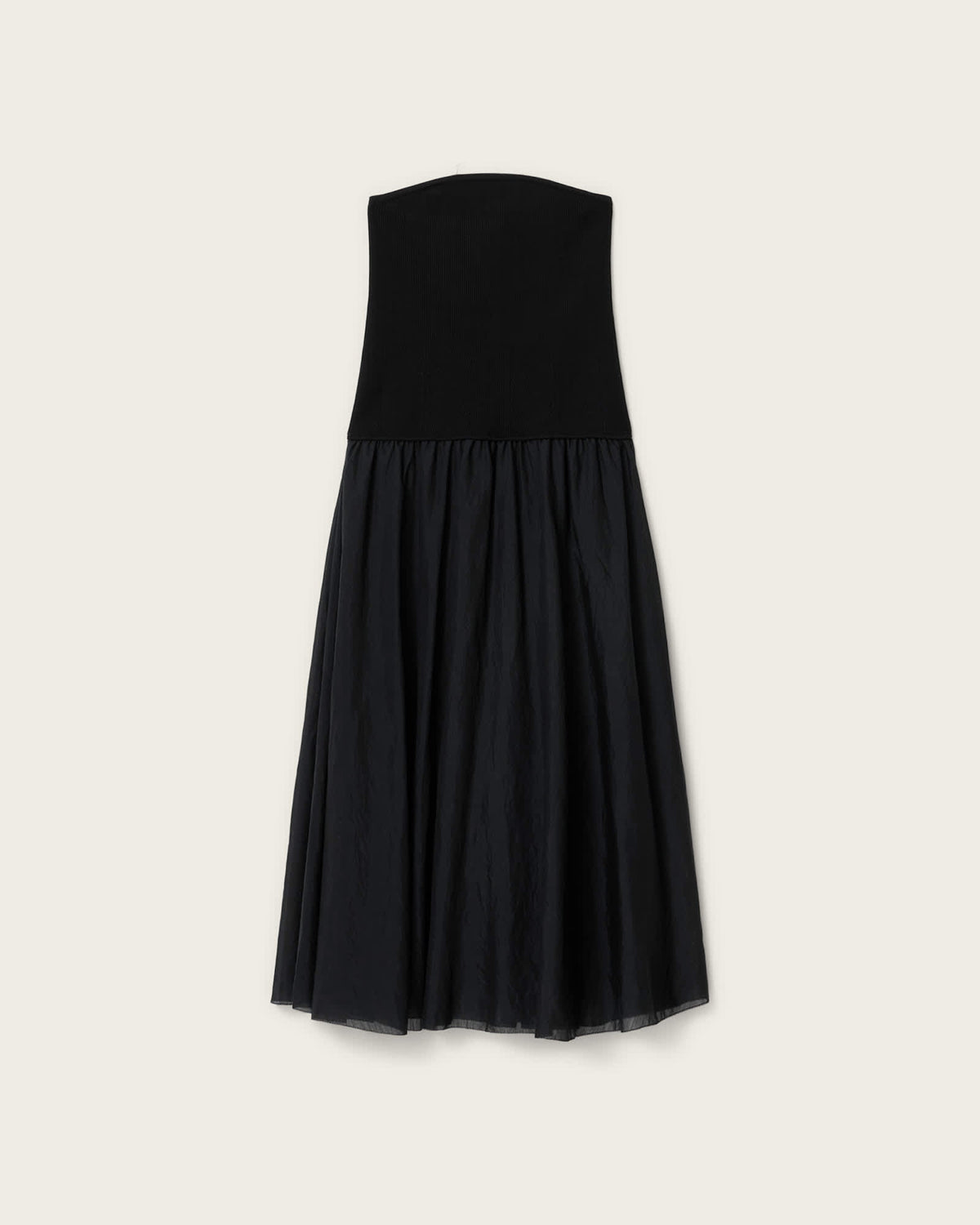 Tegan Bandeau Midi Dress Black