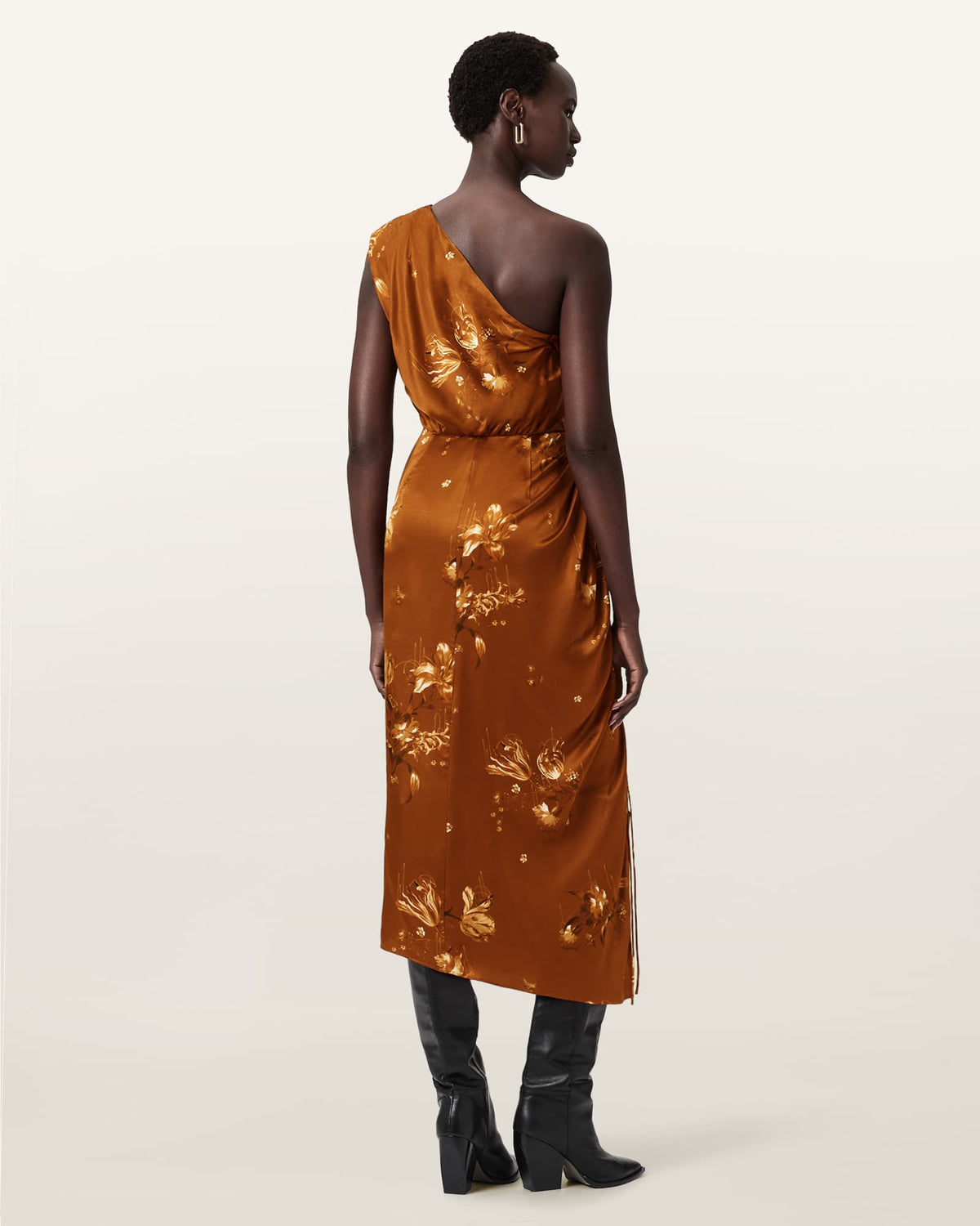 Laura Midi Dress ANIA RUST BROWN