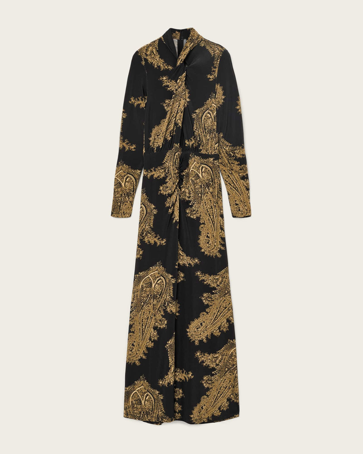 Mina A-Line Maxi Dress ELLA BLACK