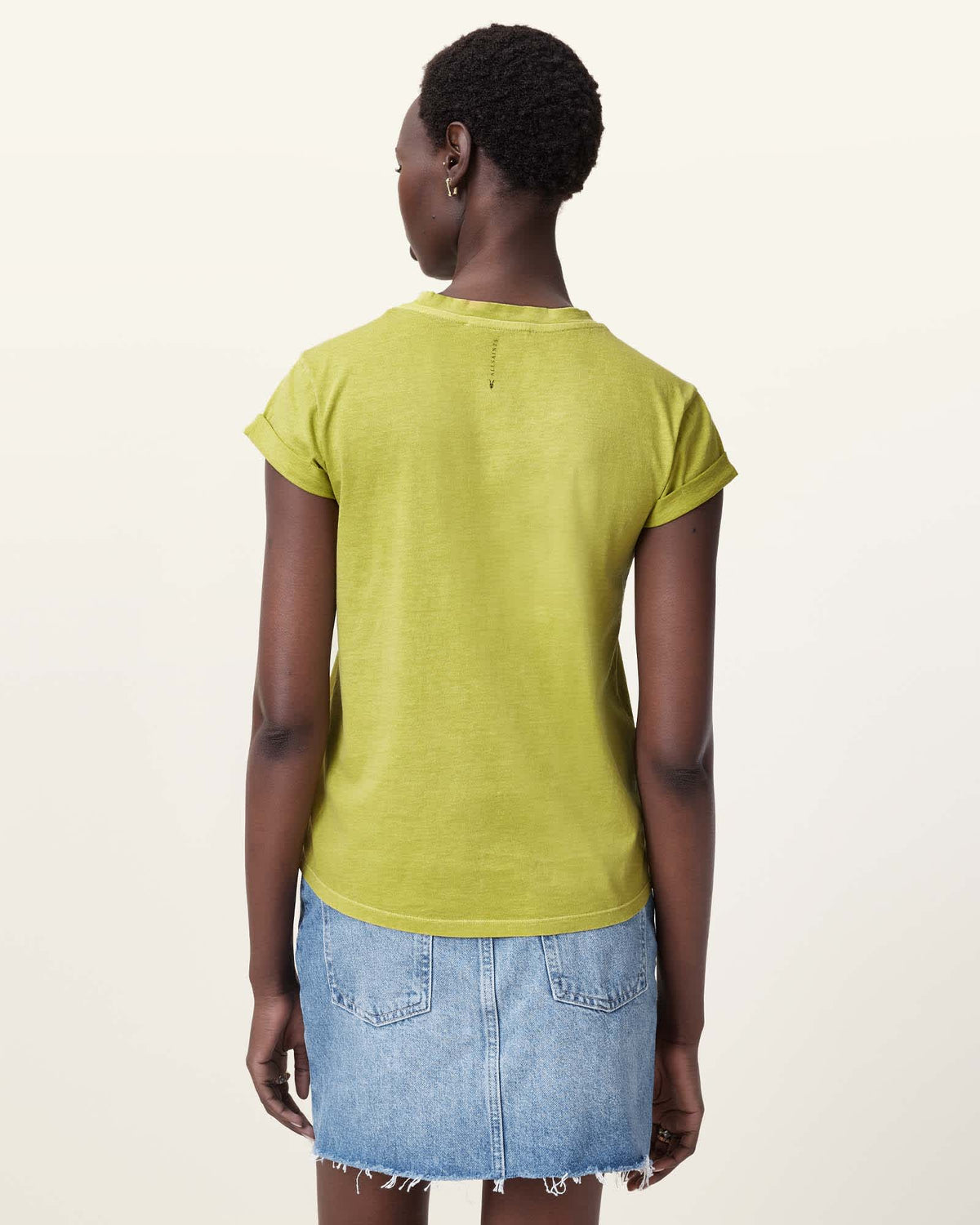 Anna Crew Neck Short Sleeve T-Shirt UNITY GREEN