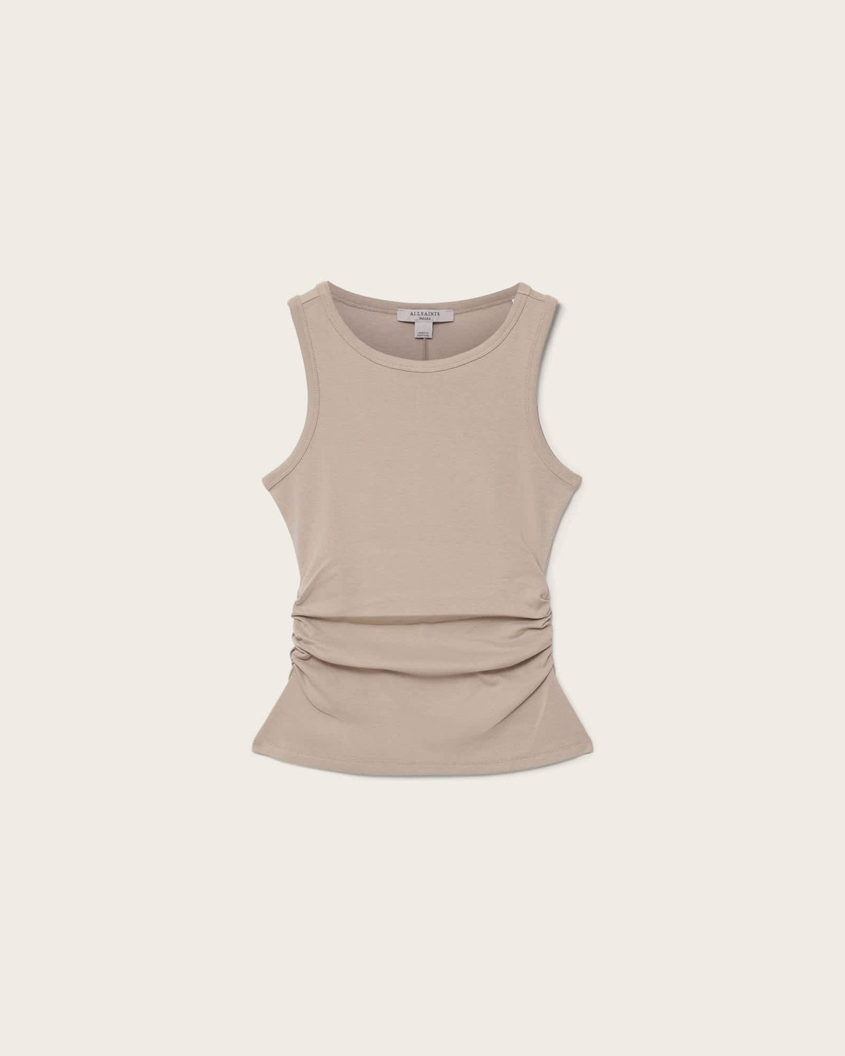 Katarina Boat Neck Slim Fit Tank Top SHALE GREY