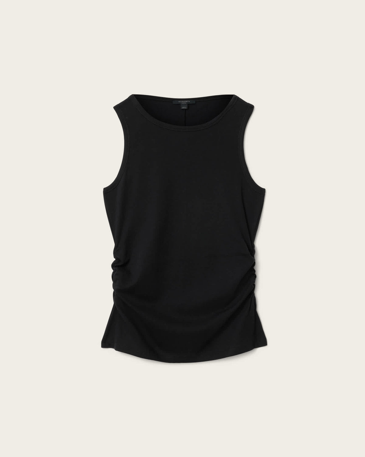 Katarina Boat Neck Slim Fit Tank Top Black