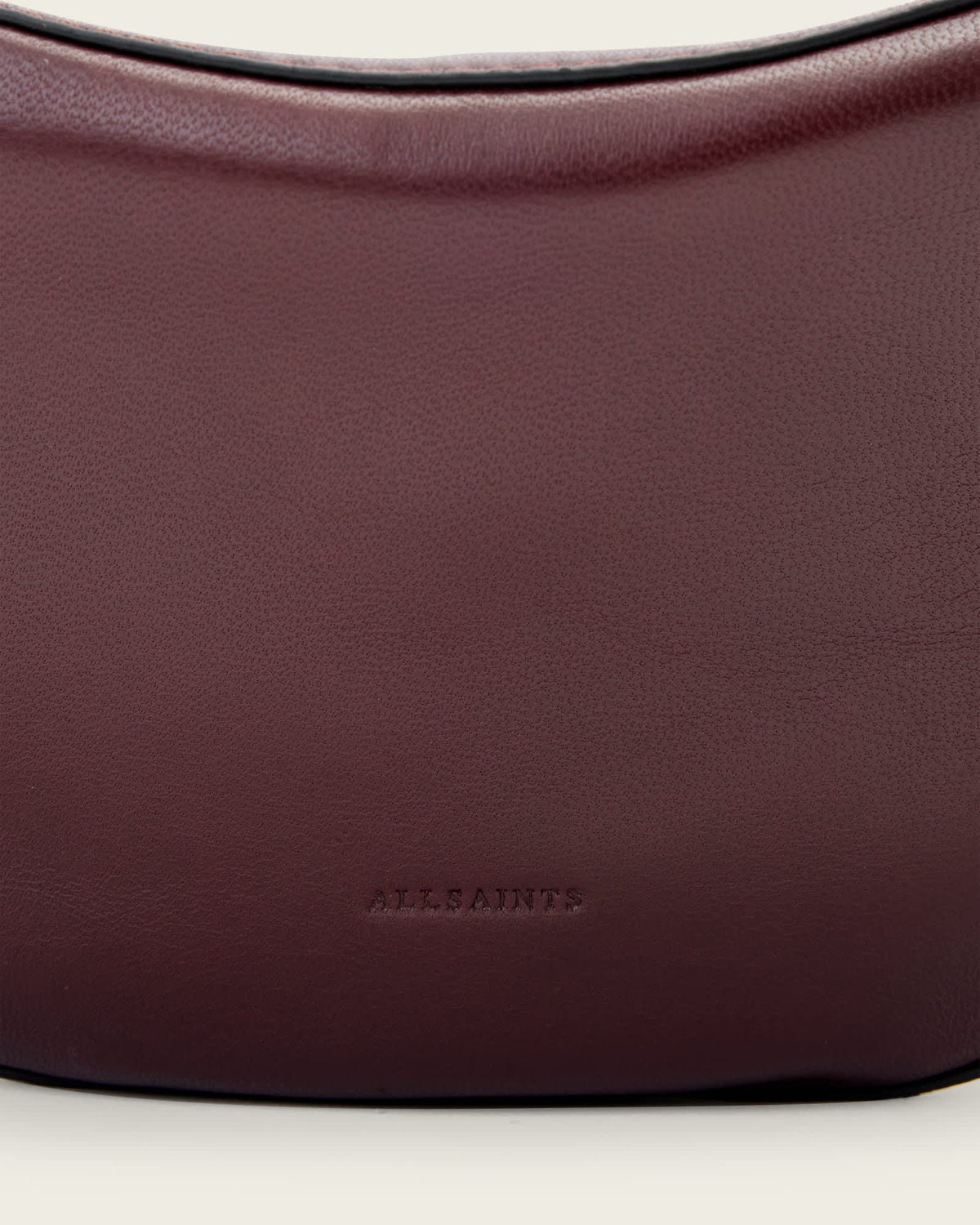 Luna Slouchy Leather Crossbody Bag Dark Red