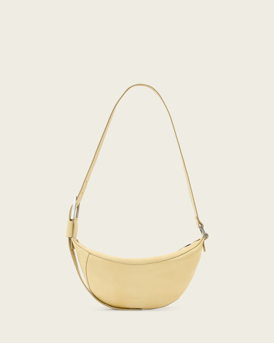Luna Slouchy Leather Crossbody Bag MELLOW YELLOW