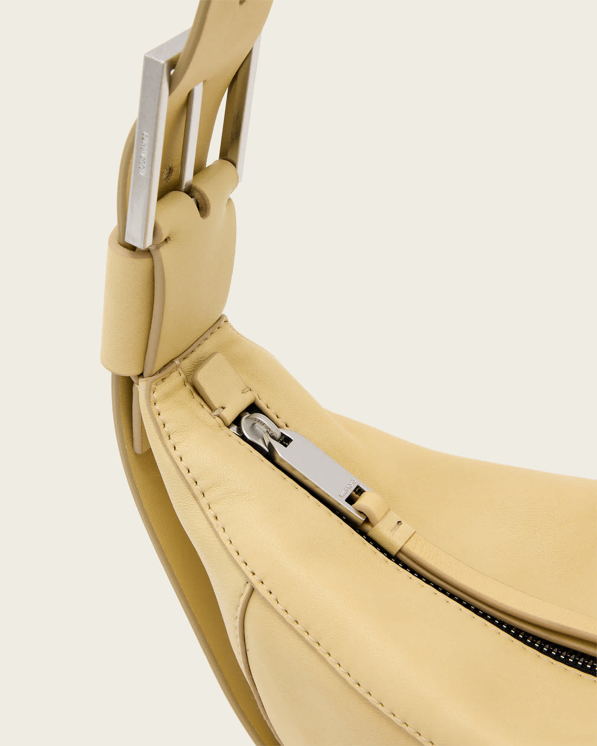 Luna Slouchy Leather Crossbody Bag MELLOW YELLOW
