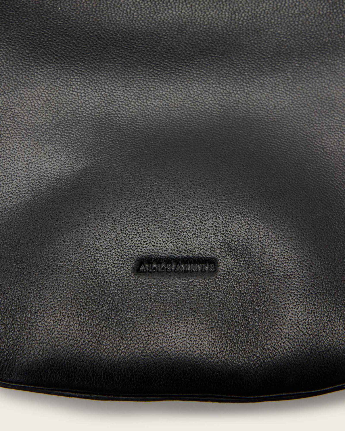 Luna Slouchy Leather Crossbody Bag Black