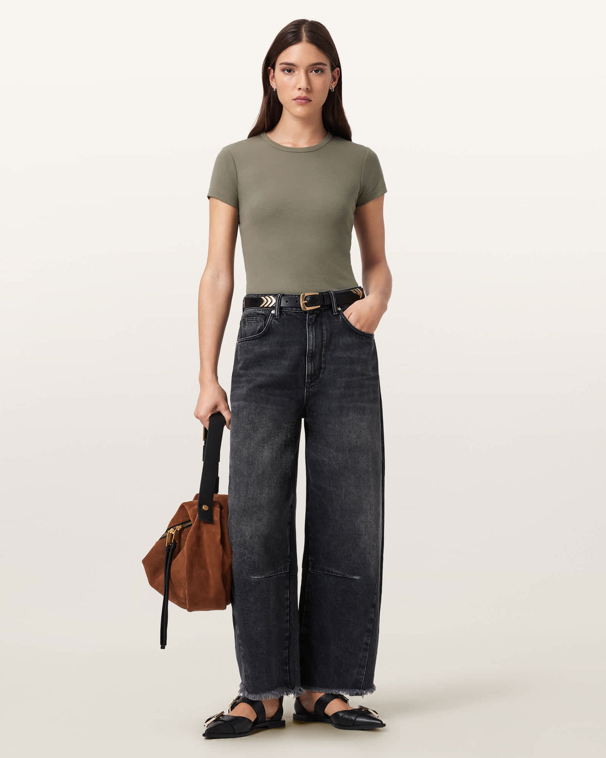 Stevie Slim-Fit Cotton T-Shirt LAUREL GREEN