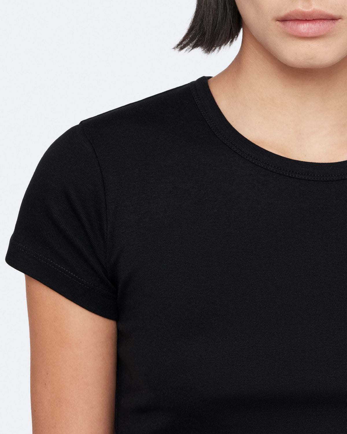 Stevie Slim-Fit Cotton T-Shirt Black