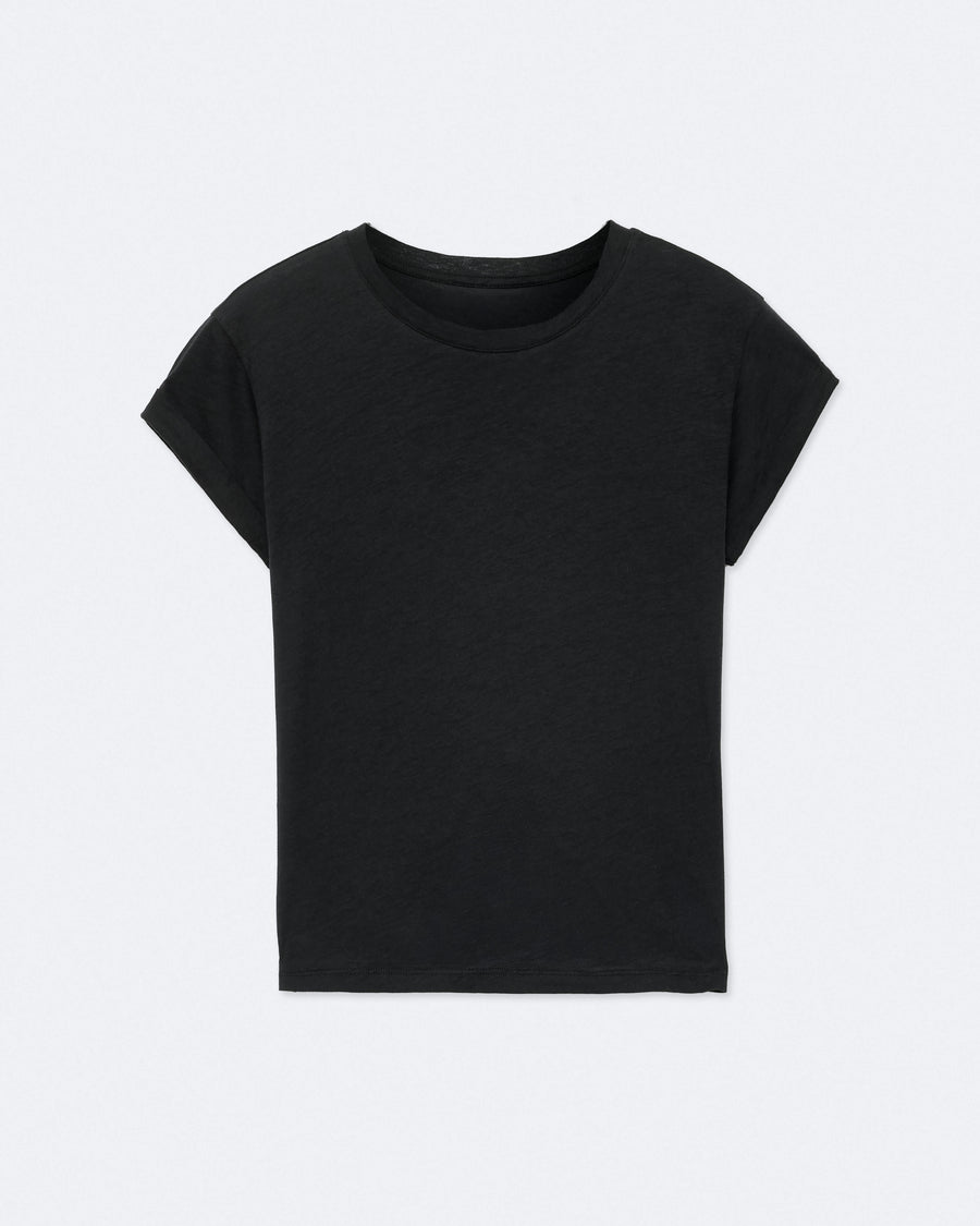 Stevie Slim-Fit Cotton T-Shirt Black