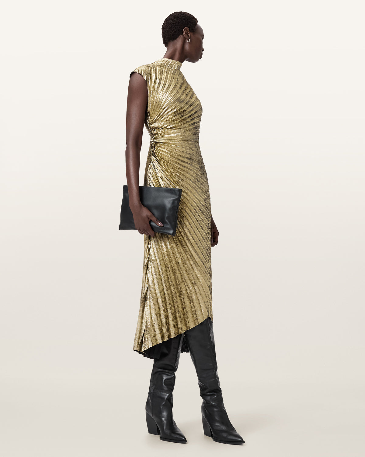Rayanna Pleated Midi Dress